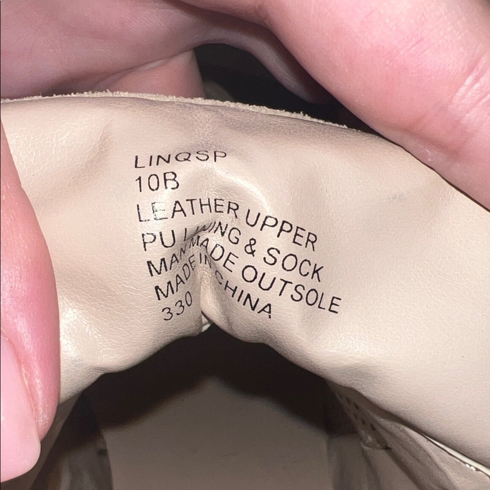Steve Madden Beige Perforated High-Top Sneakers - Picture 3 of 7